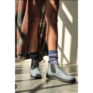 New Free People x Bueno Scout Metallic Chelsea Boots Size 39